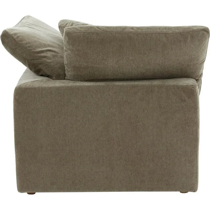 Terra Performance Fabric Green Corner Chair-Modular Sofas-Moe's Home-LOOMLAN