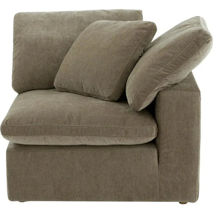 Terra Performance Fabric Green Corner Chair-Modular Sofas-Moe's Home-LOOMLAN