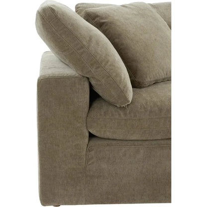 Terra Performance Fabric Green Corner Chair-Modular Sofas-Moe's Home-LOOMLAN