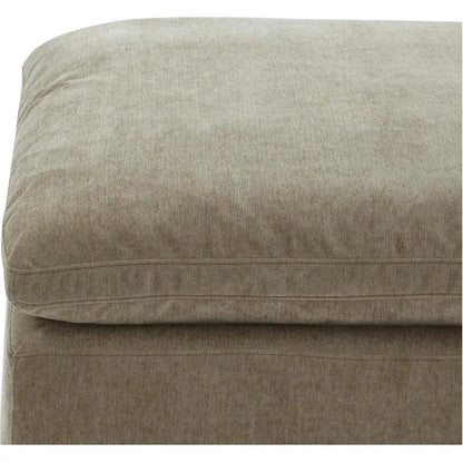 Terra Performance Fabric Green Ottoman - LOOMLAN - Moe's Home - Ottomans