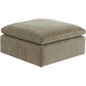 Terra Performance Fabric Green Ottoman - LOOMLAN - Moe's Home - Ottomans