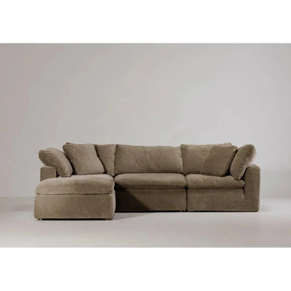 Terra Performance Fabric Green Slipper Chair-Modular Sofas-Moe's Home-LOOMLAN