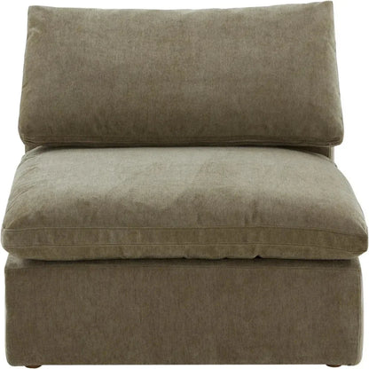 Terra Performance Fabric Green Slipper Chair-Modular Sofas-Moe's Home-LOOMLAN