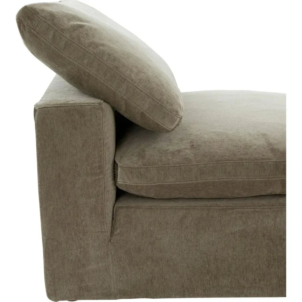 Terra Performance Fabric Green Slipper Chair-Modular Sofas-Moe's Home-LOOMLAN