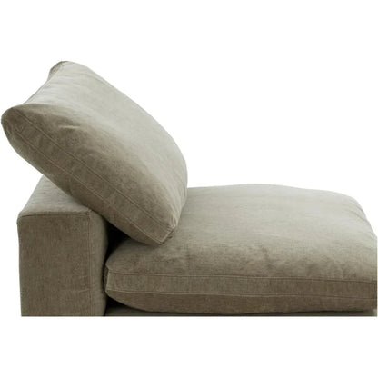 Terra Performance Fabric Green Slipper Chair-Modular Sofas-Moe's Home-LOOMLAN