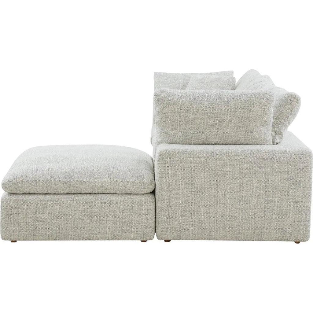 Terra Performance Fabric Grey Lounge Modular Sectional-Modular Sofas-Moe's Home-LOOMLAN