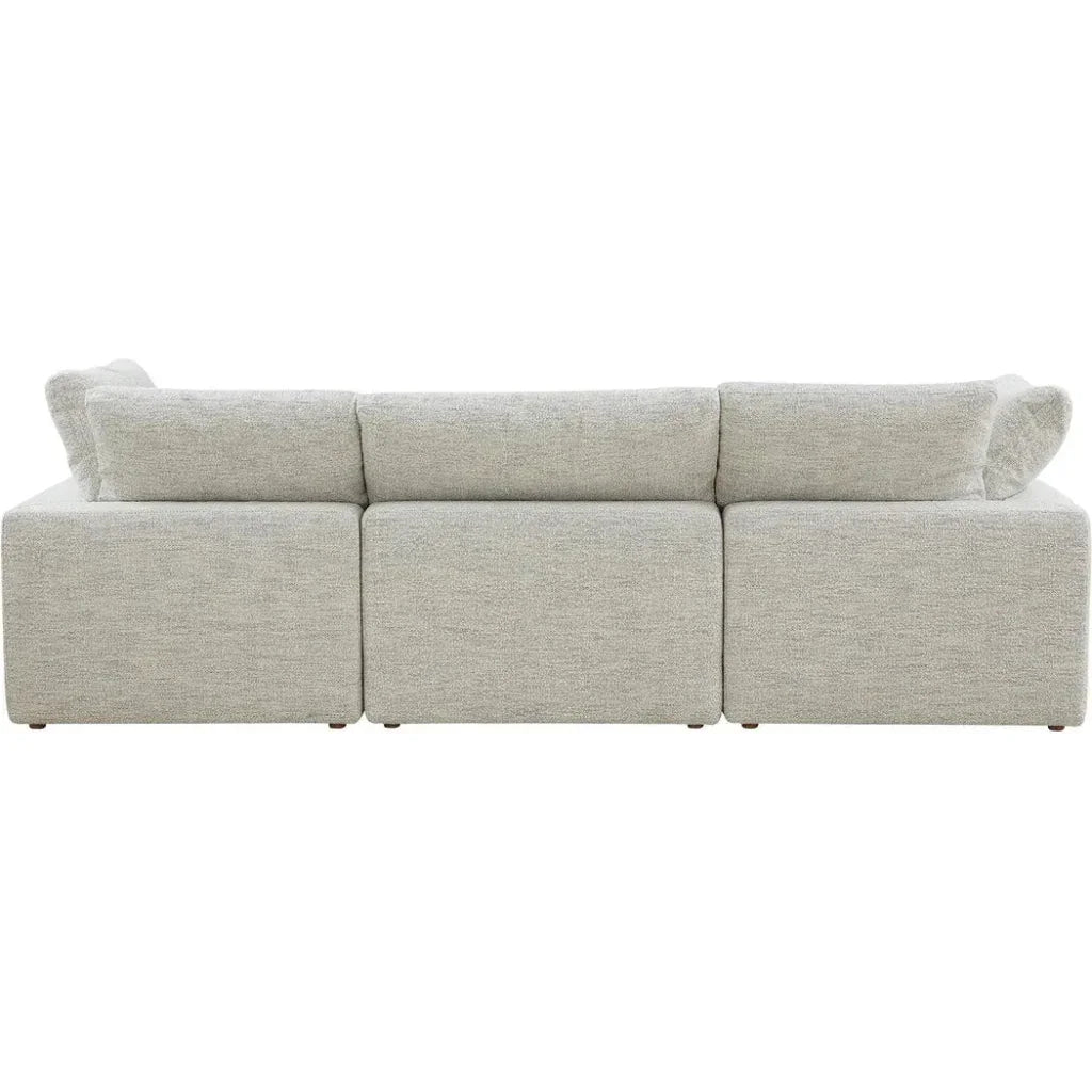 Terra Performance Fabric Grey Lounge Modular Sectional-Modular Sofas-Moe's Home-LOOMLAN