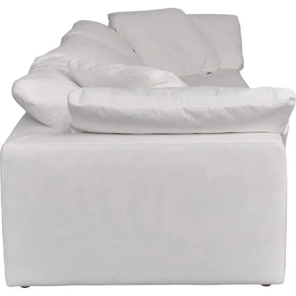 Terra Performance Fabric & Wood Off-White Modular Sofa-Modular Sofas-Moe's Home-LOOMLAN