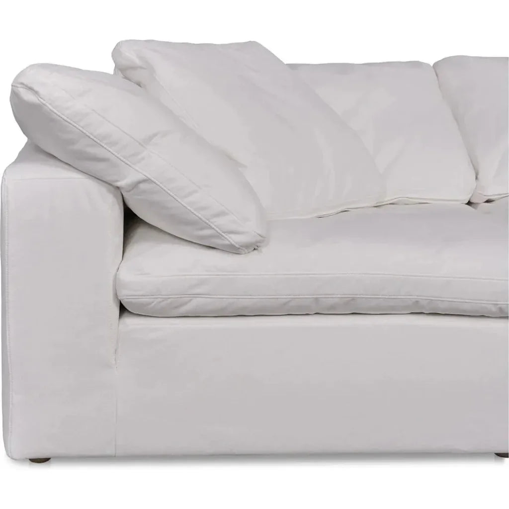 Terra Performance Fabric & Wood Off-White Modular Sofa-Modular Sofas-Moe's Home-LOOMLAN