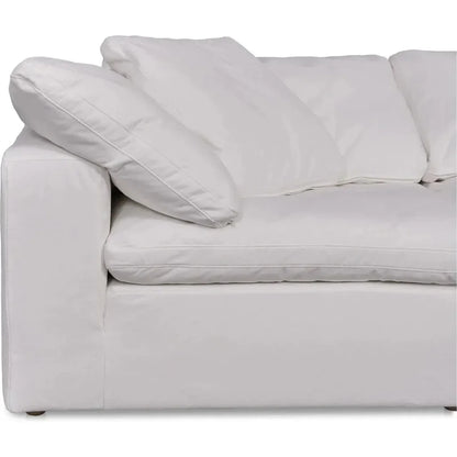 Terra Performance Fabric & Wood Off-White Modular Sofa-Modular Sofas-Moe's Home-LOOMLAN