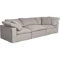 Terra Performance Fabric and Wood Grey Modular Sofa-Modular Sofas-Moe's Home-LOOMLAN