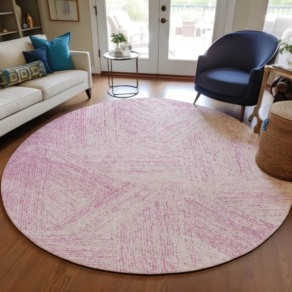 Terra Pink Washable Indoor-Outdoor Rug-Outdoor Rugs-LOOMLAN Rugs-LOOMLAN