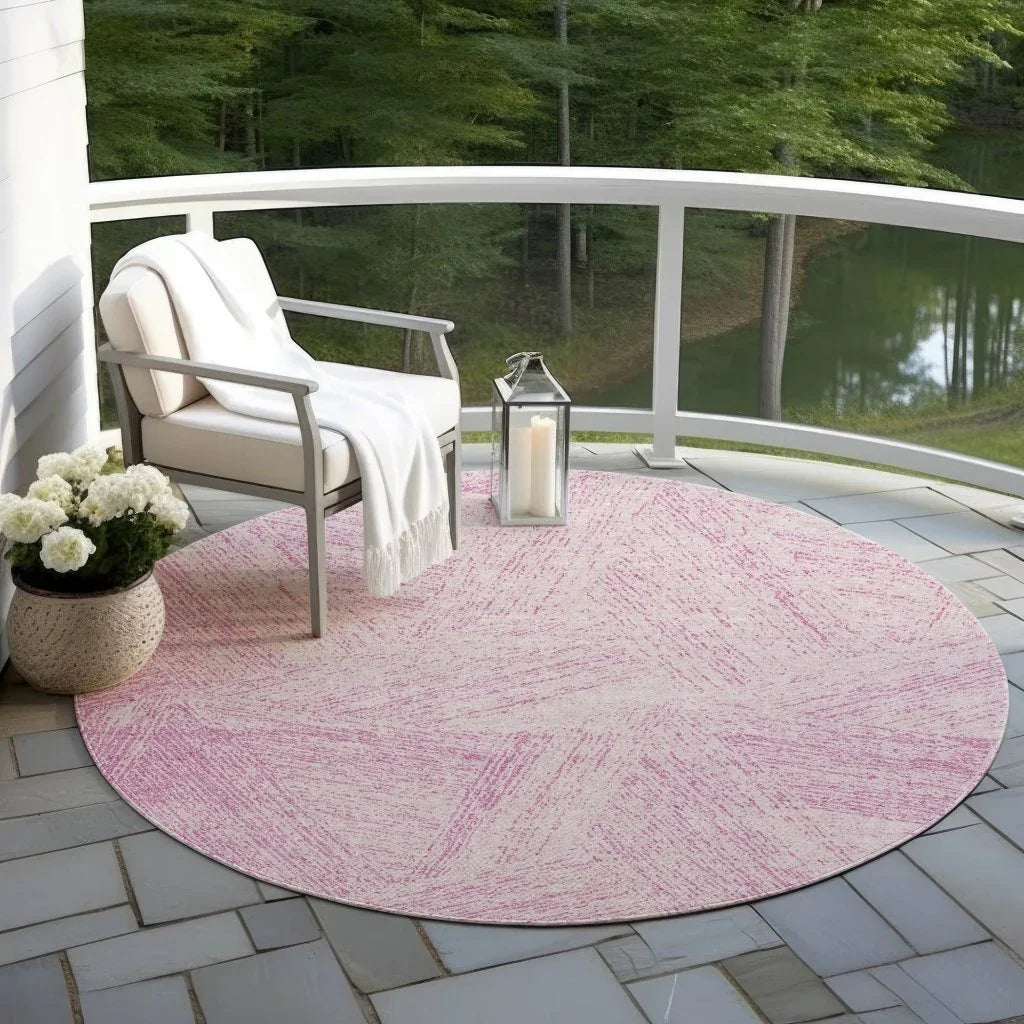 Terra Pink Washable Indoor-Outdoor Rug-Outdoor Rugs-LOOMLAN Rugs-LOOMLAN