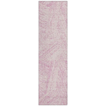 Terra Pink Washable Indoor-Outdoor Rug-Outdoor Rugs-LOOMLAN Rugs-2'3" x 7'6"-LOOMLAN