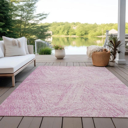 Terra Pink Washable Indoor-Outdoor Rug-Outdoor Rugs-LOOMLAN Rugs-LOOMLAN