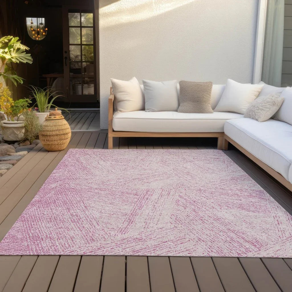 Terra Pink Washable Indoor-Outdoor Rug-Outdoor Rugs-LOOMLAN Rugs-LOOMLAN