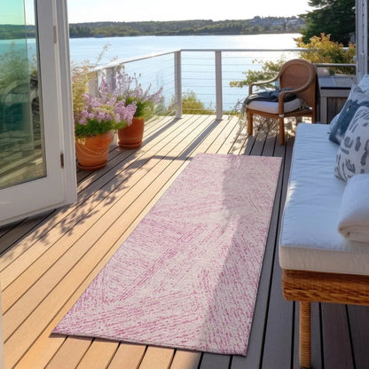 Terra Pink Washable Indoor-Outdoor Rug-Outdoor Rugs-LOOMLAN Rugs-LOOMLAN