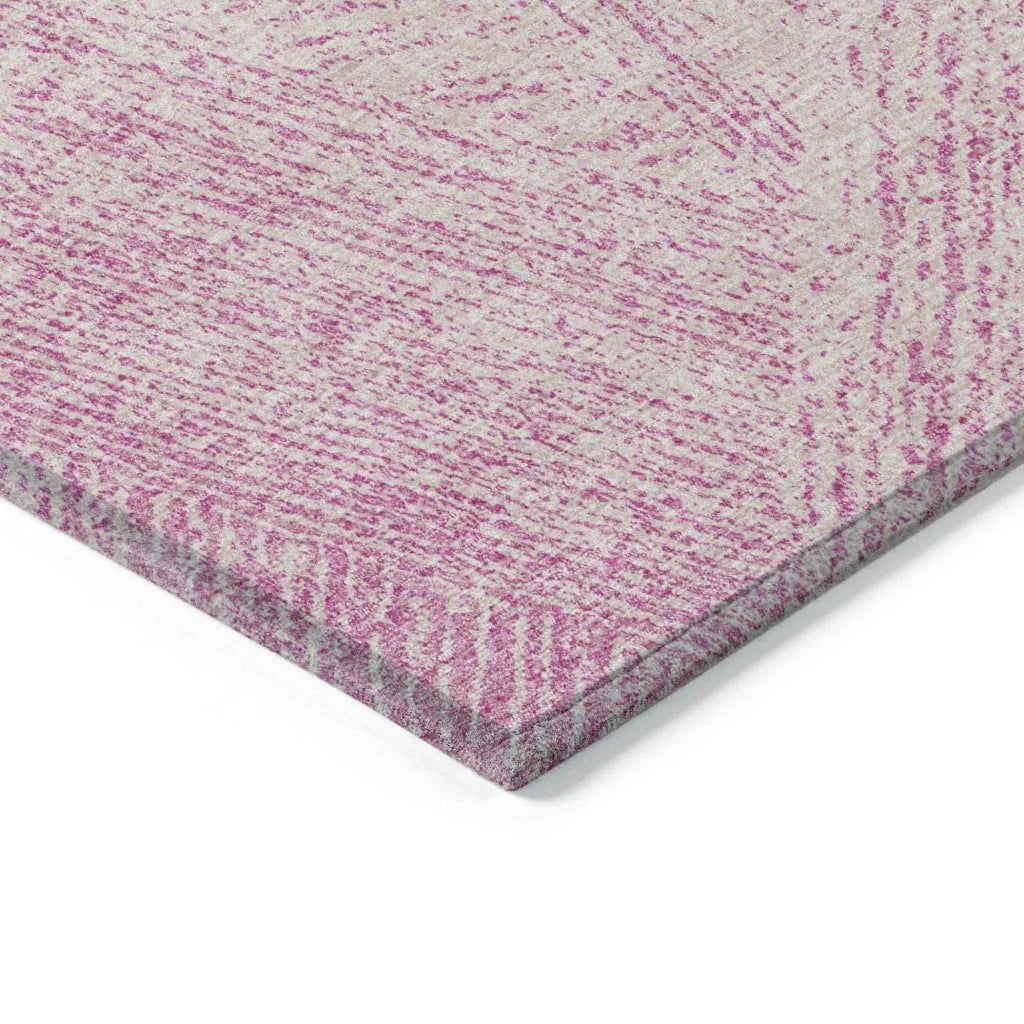 Terra Pink Washable Indoor-Outdoor Rug-Outdoor Rugs-LOOMLAN Rugs-LOOMLAN