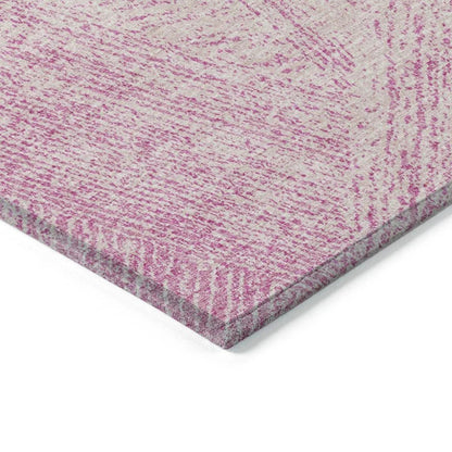 Terra Pink Washable Indoor-Outdoor Rug-Outdoor Rugs-LOOMLAN Rugs-LOOMLAN