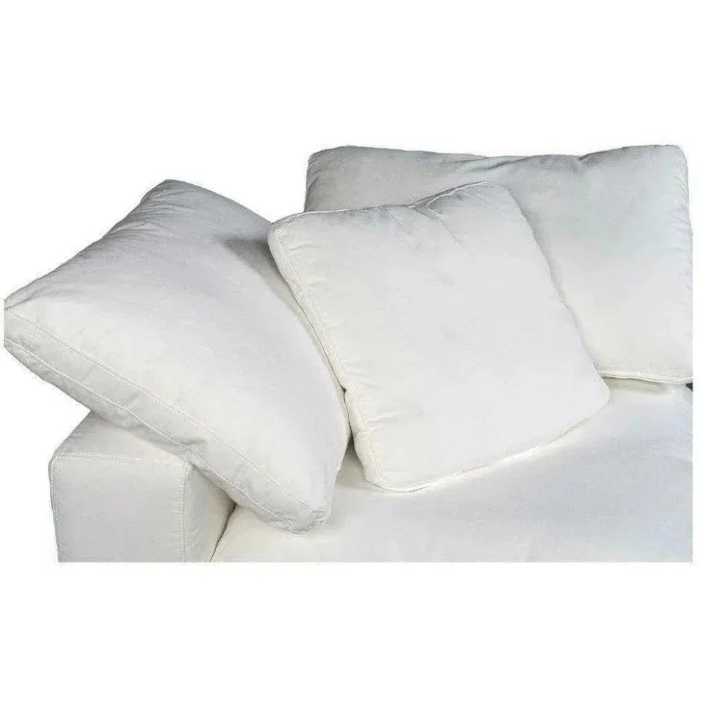 Terra White Stain Resistant Modular Corner Chair-Modular Components-Moe's Home-LOOMLAN