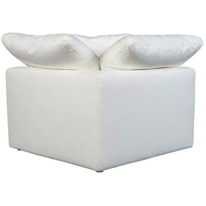 Terra White Stain Resistant Modular Corner Chair-Modular Components-Moe's Home-LOOMLAN