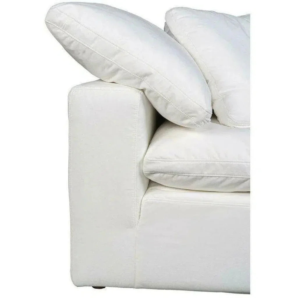 Terra White Stain Resistant Modular Corner Chair-Modular Components-Moe's Home-LOOMLAN