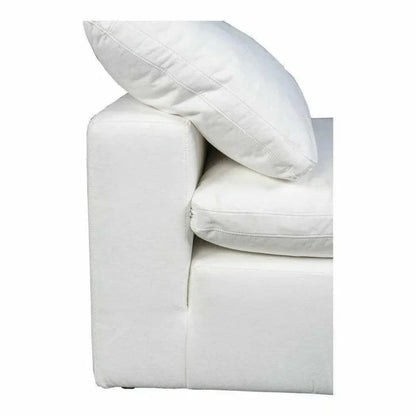 Terra White Stain Resistant Modular Slipper Chair-Modular Components-Moe's Home-LOOMLAN
