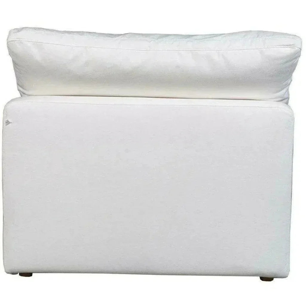Terra White Stain Resistant Modular Slipper Chair-Modular Components-Moe's Home-LOOMLAN