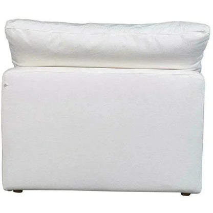Terra White Stain Resistant Modular Slipper Chair-Modular Components-Moe's Home-LOOMLAN