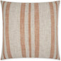 Terracotta Stripes Orange Large Throw Pillow Insert - LOOMLAN - D.V. Kap - Throw Pillows