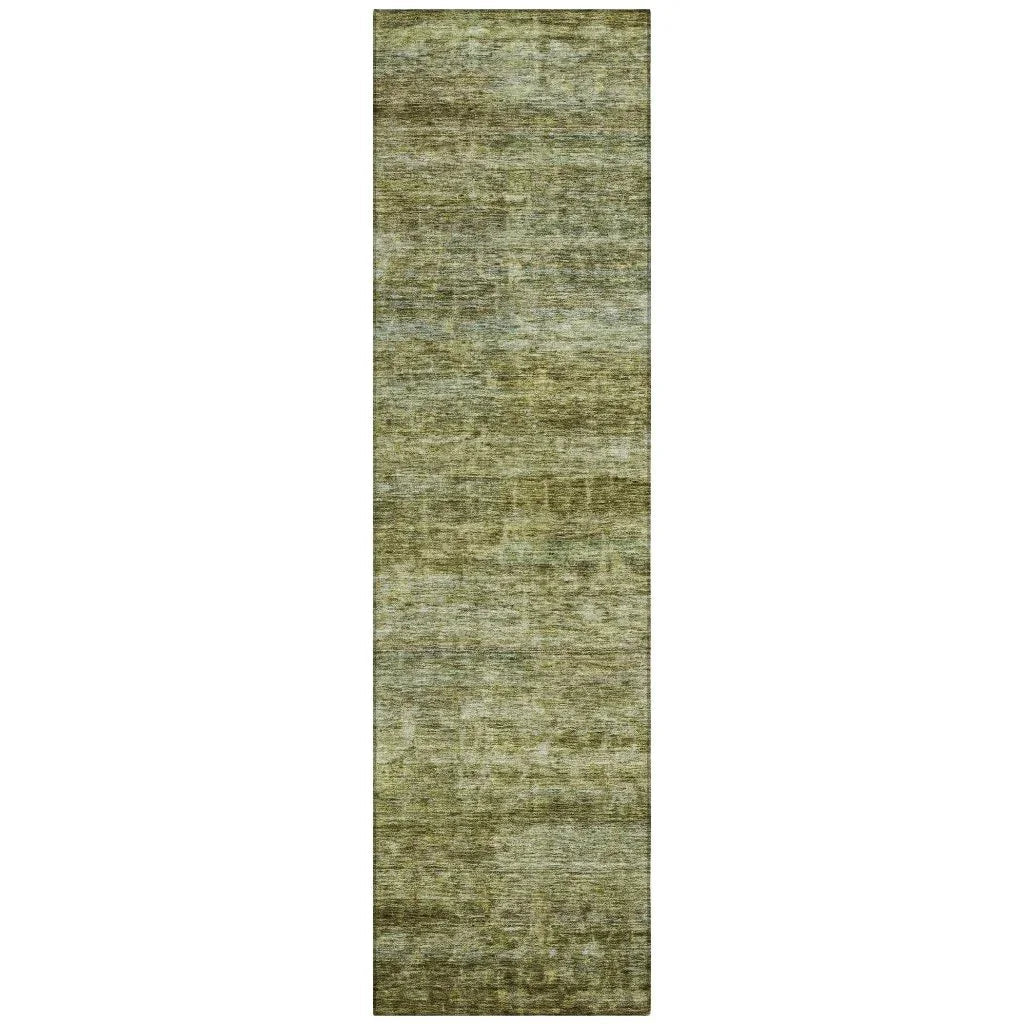 Terrae Green Washable Indoor - Outdoor Rug - LOOMLAN - LOOMLAN Rugs - Outdoor Rugs