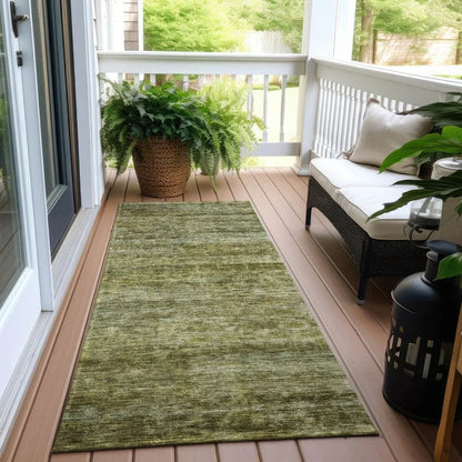 Terrae Green Washable Indoor - Outdoor Rug - LOOMLAN - LOOMLAN Rugs - Outdoor Rugs