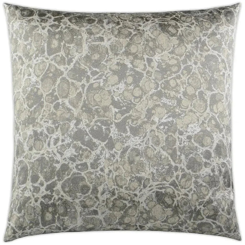 Terrazzo Silver Throw Pillow With Insert - LOOMLAN - D.V. Kap - Throw Pillows