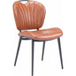 Terrence Dining Chair Vintage Brown - LOOMLAN - Zuo Modern - Dining Chairs