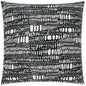Tesota Domino Abstract Black Large Throw Pillow Insert - LOOMLAN - D.V. Kap - Throw Pillows