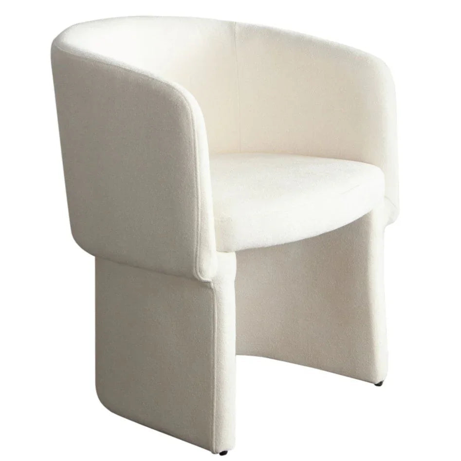 Tess Performance Velvet Modern Dining Chair - LOOMLAN - Diamond Sofa - Dining Chairs