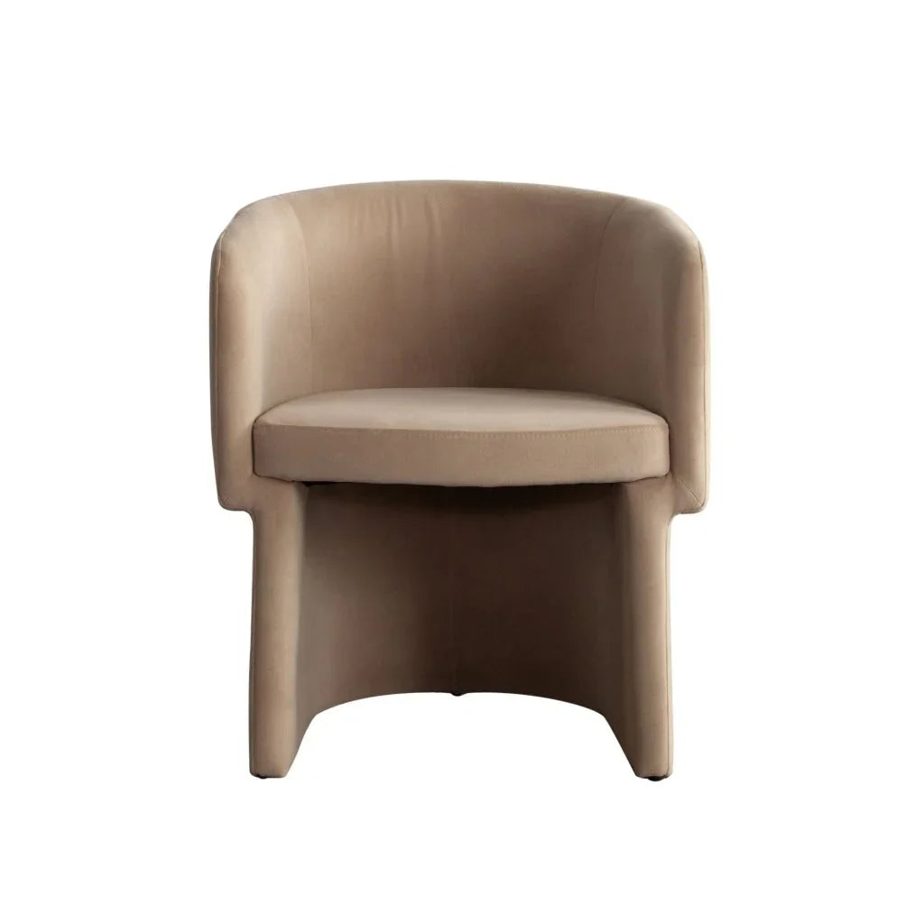 Tess Performance Velvet Modern Dining Chair - LOOMLAN - Diamond Sofa - Dining Chairs