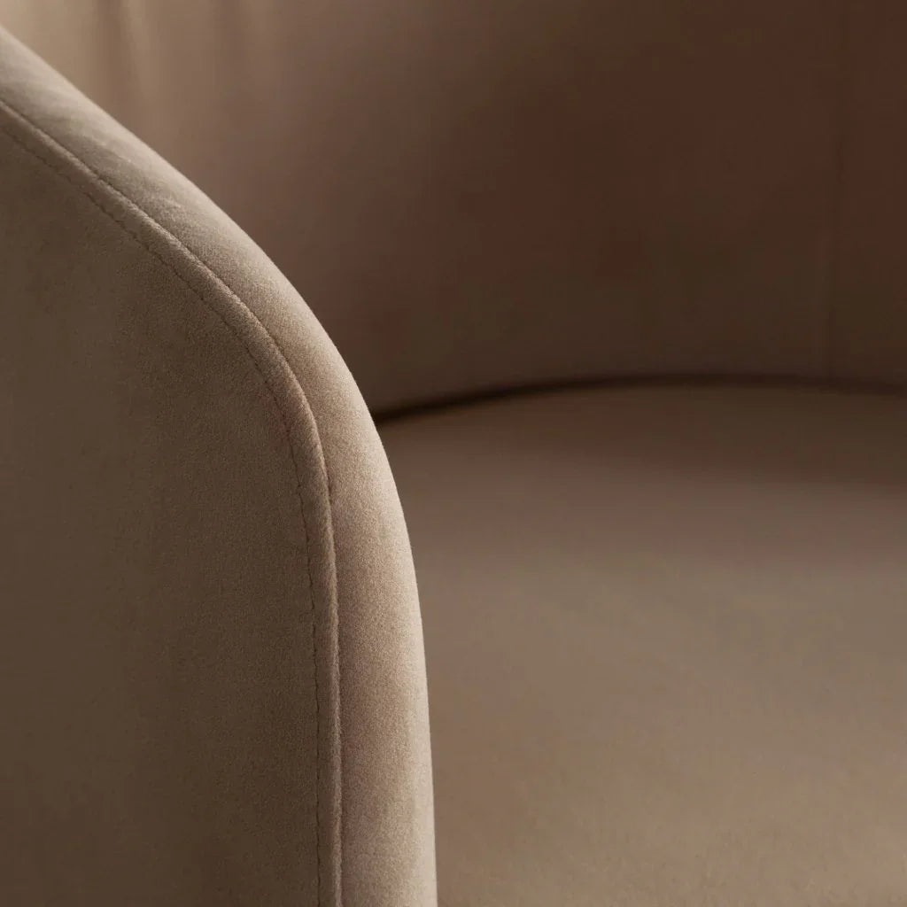 Tess Performance Velvet Modern Dining Chair - LOOMLAN - Diamond Sofa - Dining Chairs