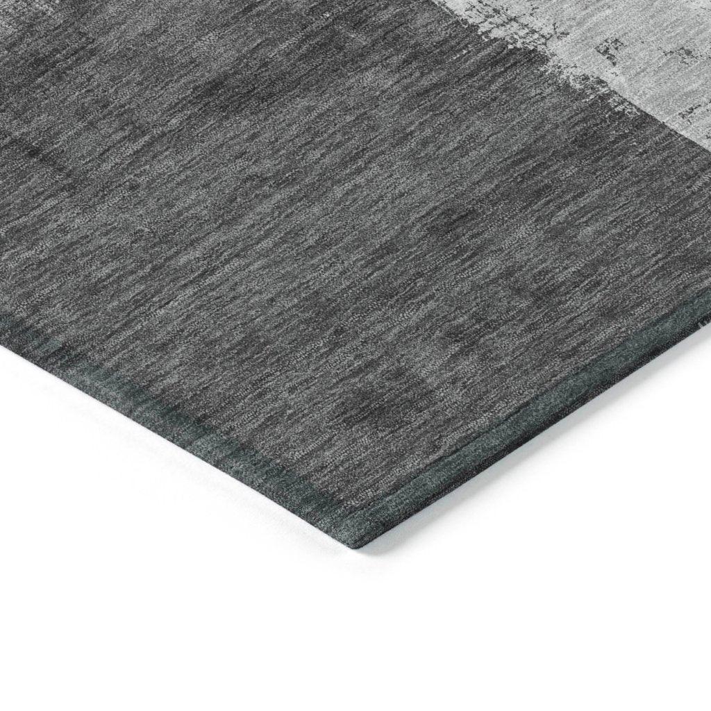 Tethira Gray Washable Indoor - Outdoor Rug - LOOMLAN - LOOMLAN Rugs - Outdoor Rugs