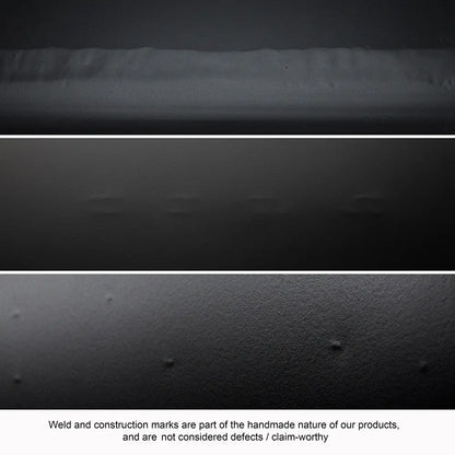 Tetris Rectangular Black Dining Table-Dining Tables-Noir-LOOMLAN