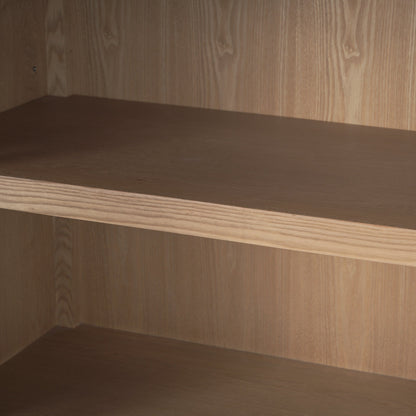 Teva Two Toned Wood Arched Bookcase