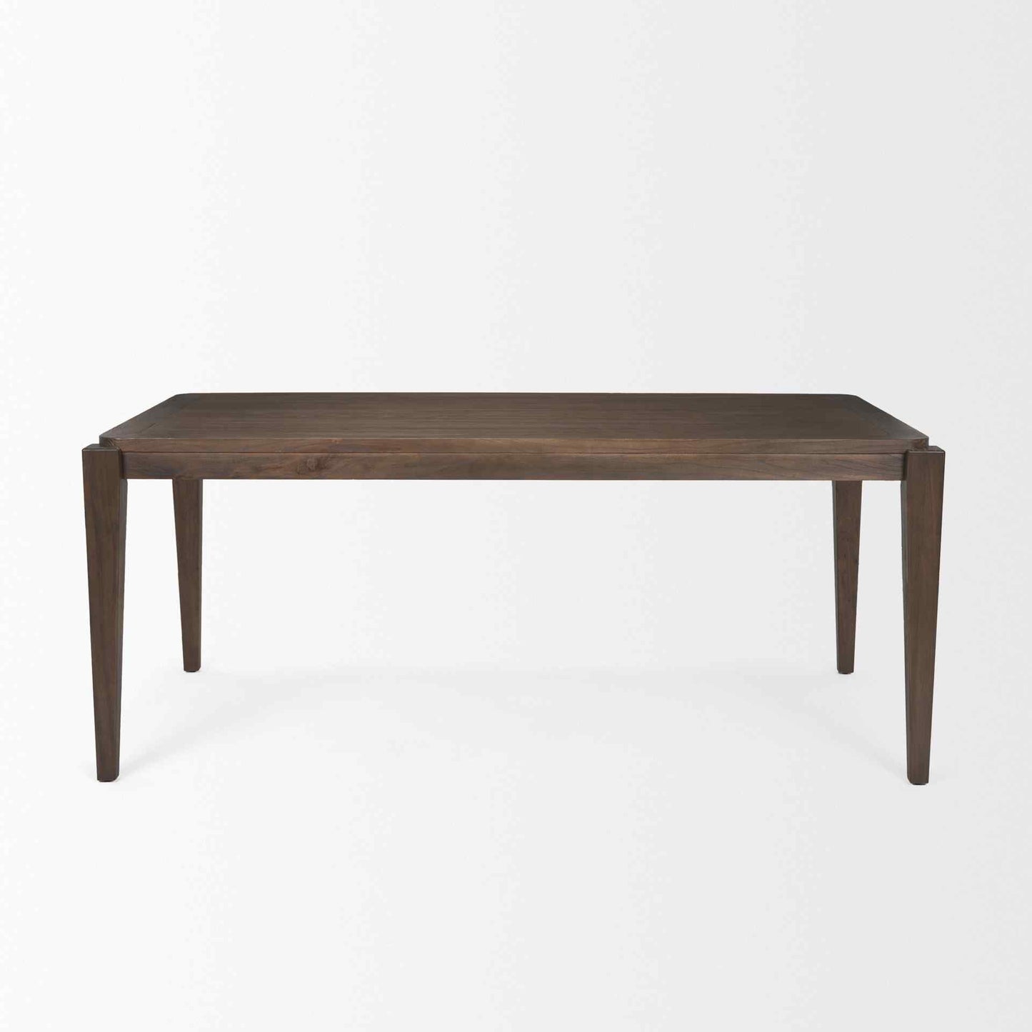 Teva Wood Rectangular Dining Table-Dining Tables-Mercana-LOOMLAN