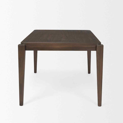 Teva Wood Rectangular Dining Table-Dining Tables-Mercana-LOOMLAN