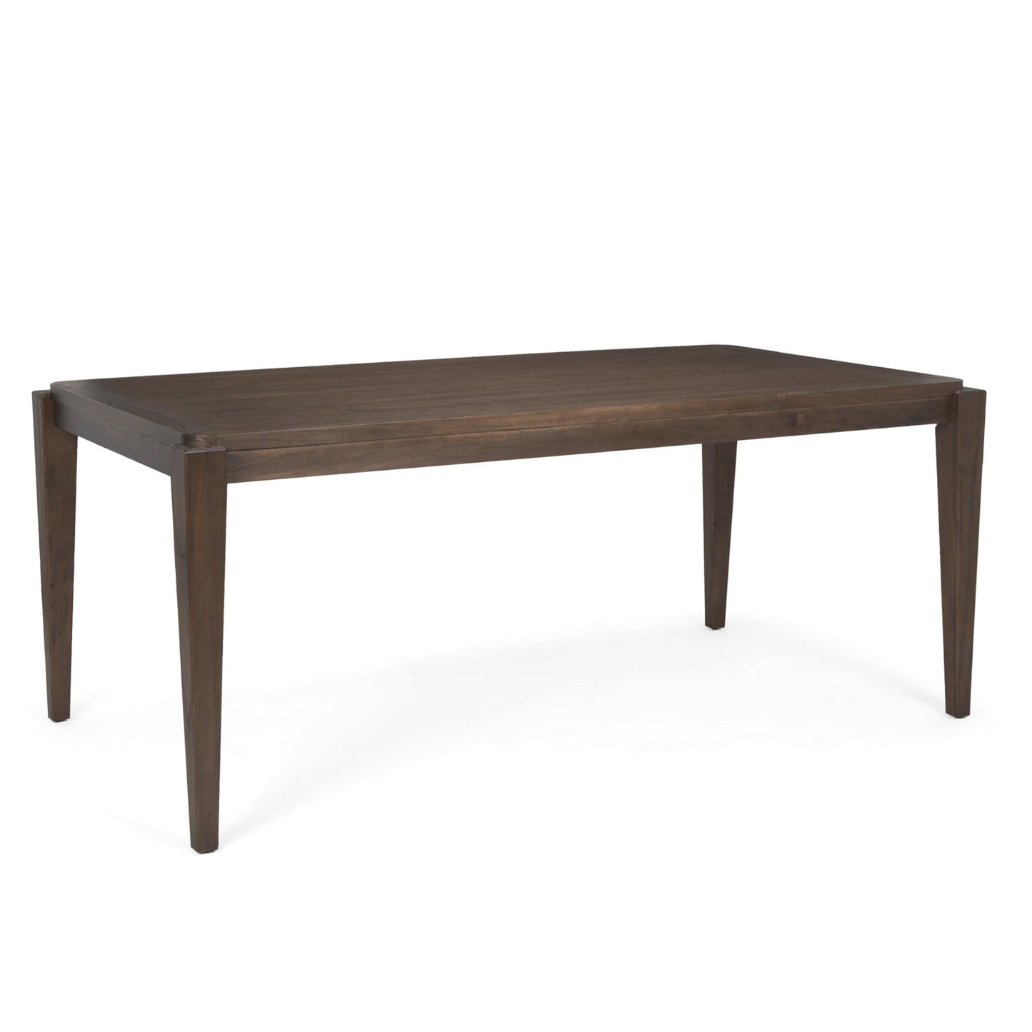 Teva Wood Rectangular Dining Table-Dining Tables-Mercana-LOOMLAN