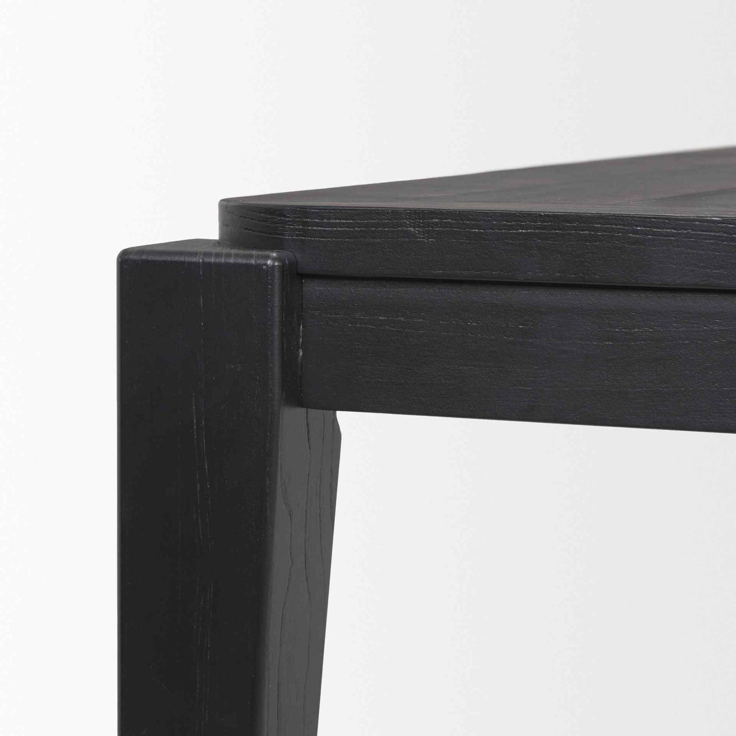 Teva Wooden Black Dining Table-Dining Tables-Mercana-LOOMLAN
