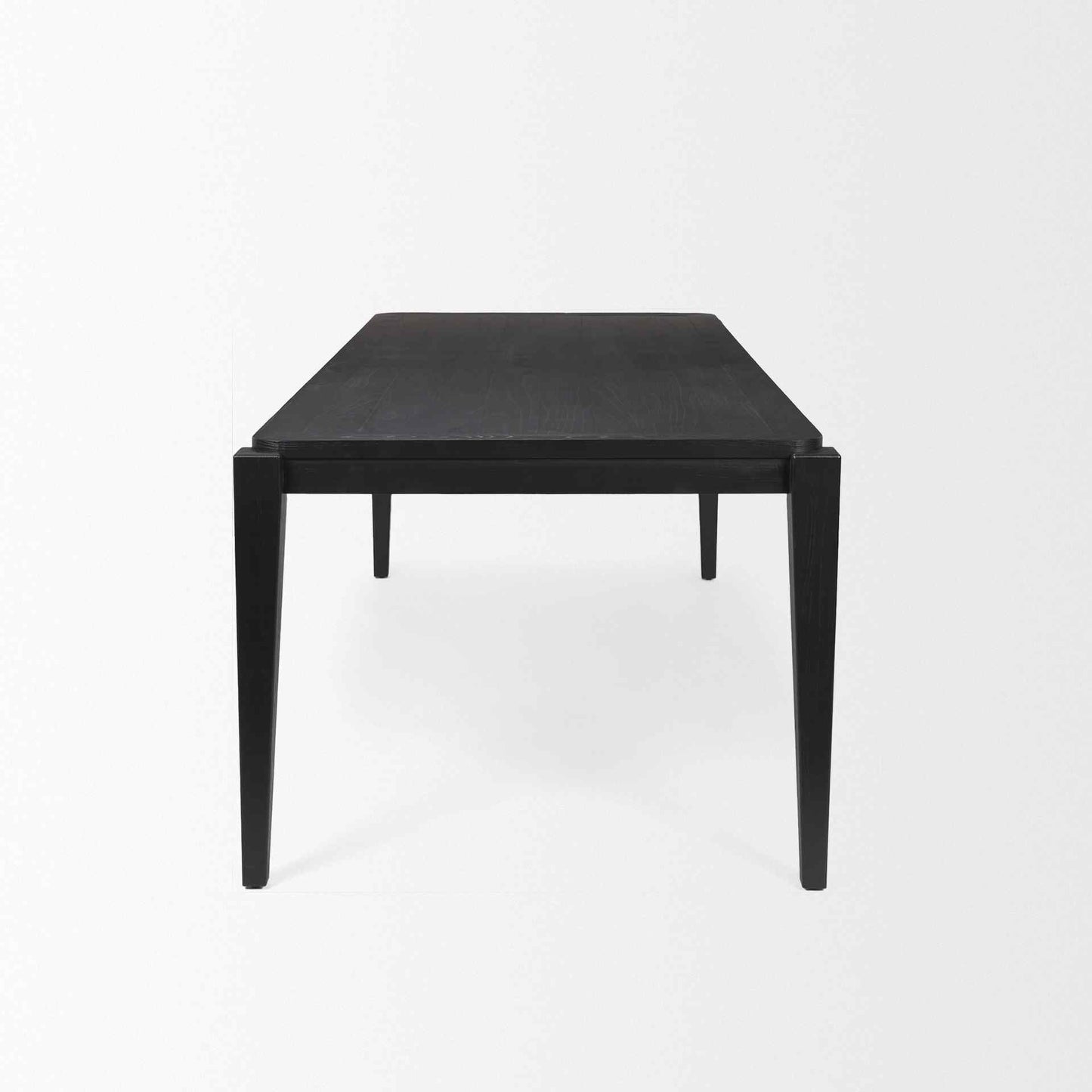 Teva Wooden Black Dining Table-Dining Tables-Mercana-LOOMLAN