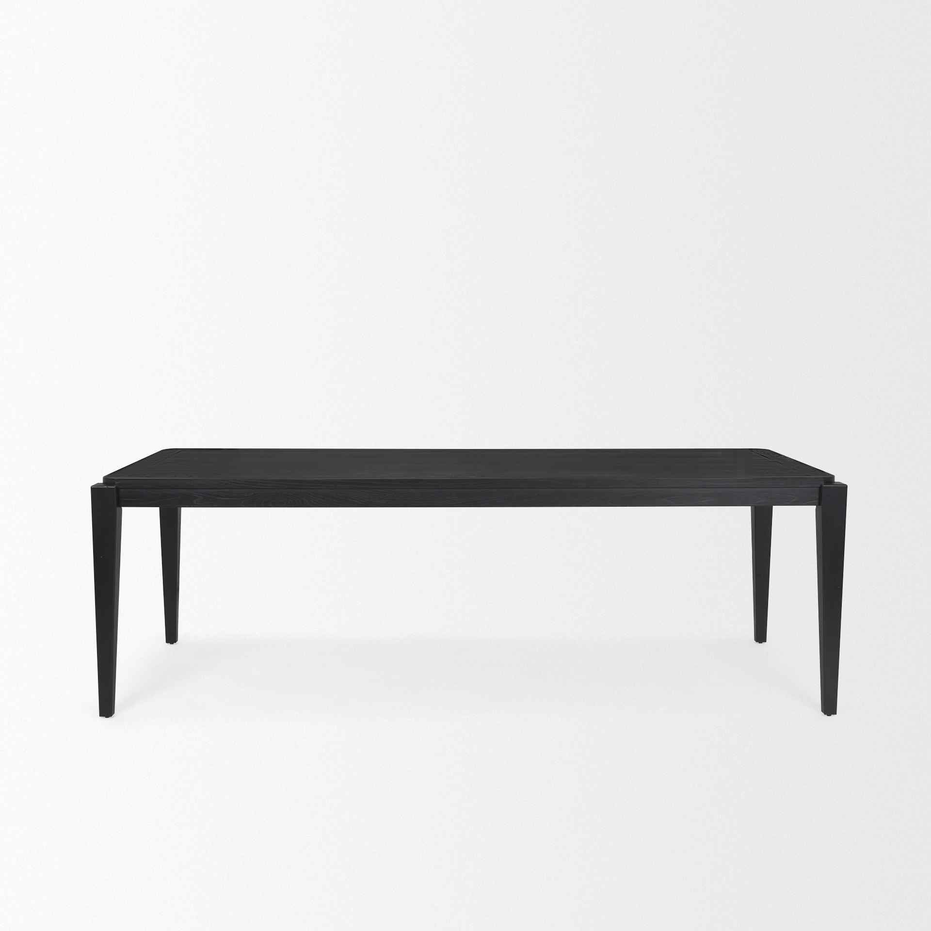Teva Wooden Black Dining Table-Dining Tables-Mercana-LOOMLAN