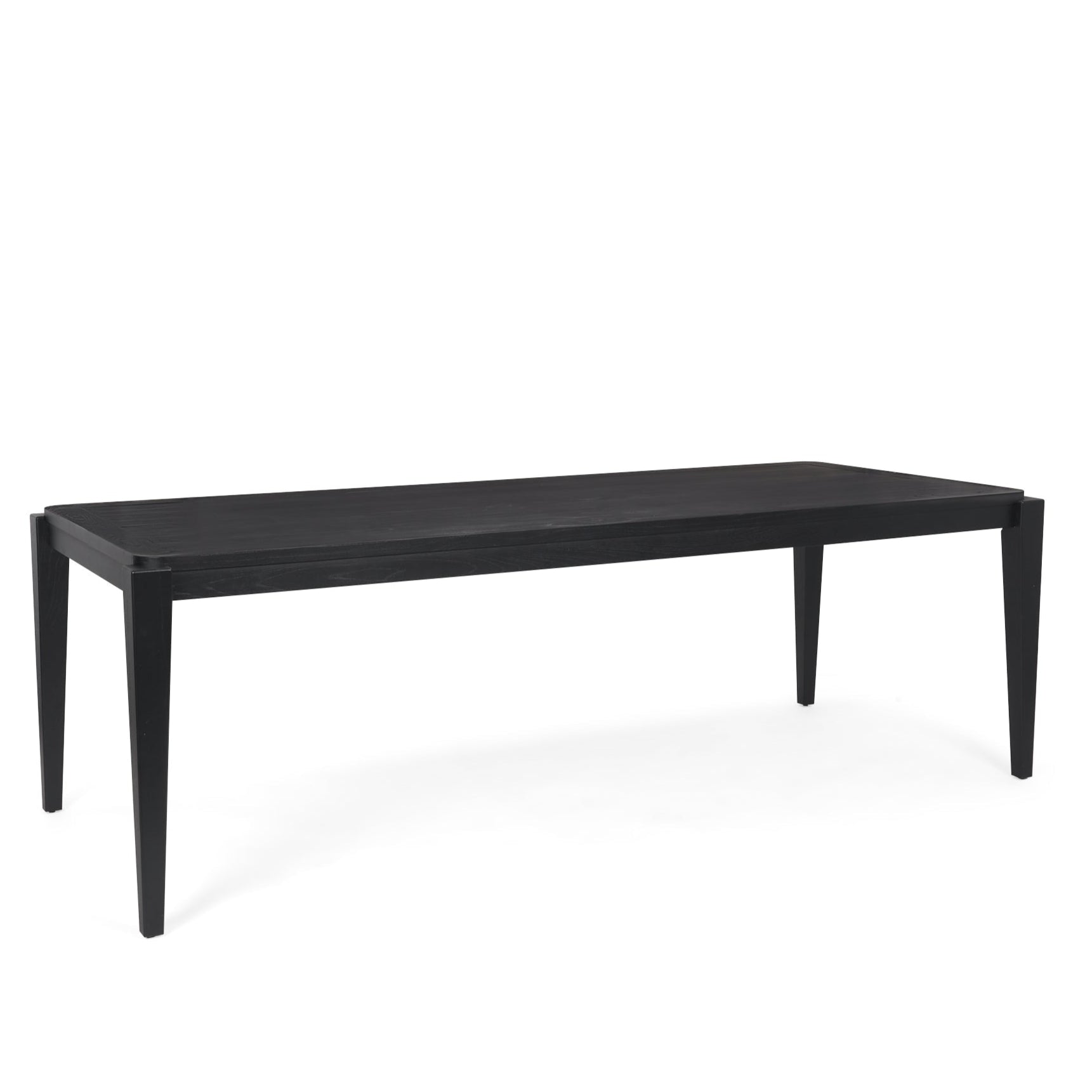 Teva Wooden Black Dining Table-Dining Tables-Mercana-LOOMLAN