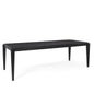 Teva Wooden Black Dining Table-Dining Tables-Mercana-LOOMLAN