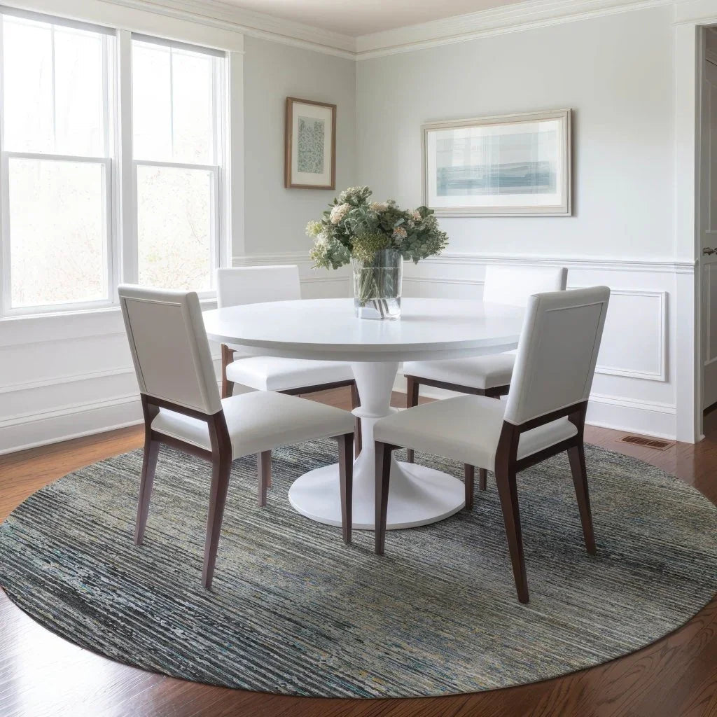 Teya Gray Washable Indoor - Outdoor Rug - LOOMLAN - LOOMLAN Rugs - Outdoor Rugs